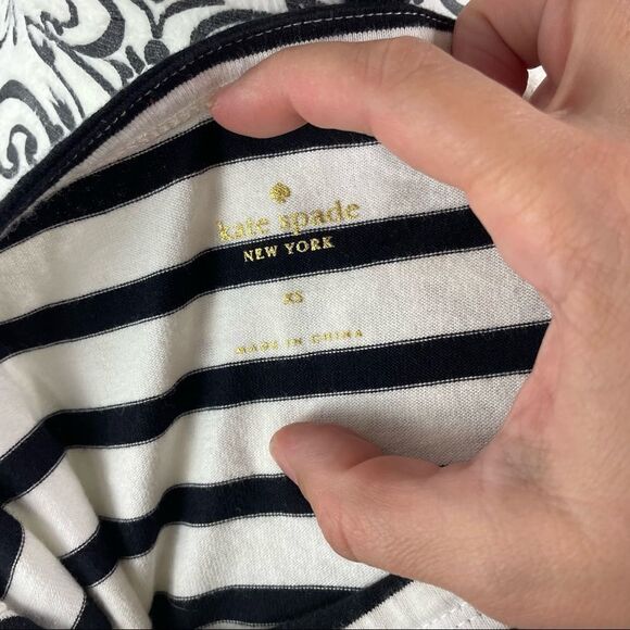 Kate Spade New York Tie Waist Flutter Sleeve Dress - Picture 8 of 9